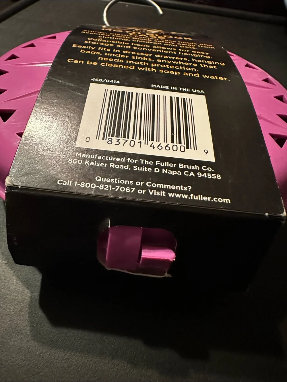 Fuller Brush Co. Pink Moth Block Case